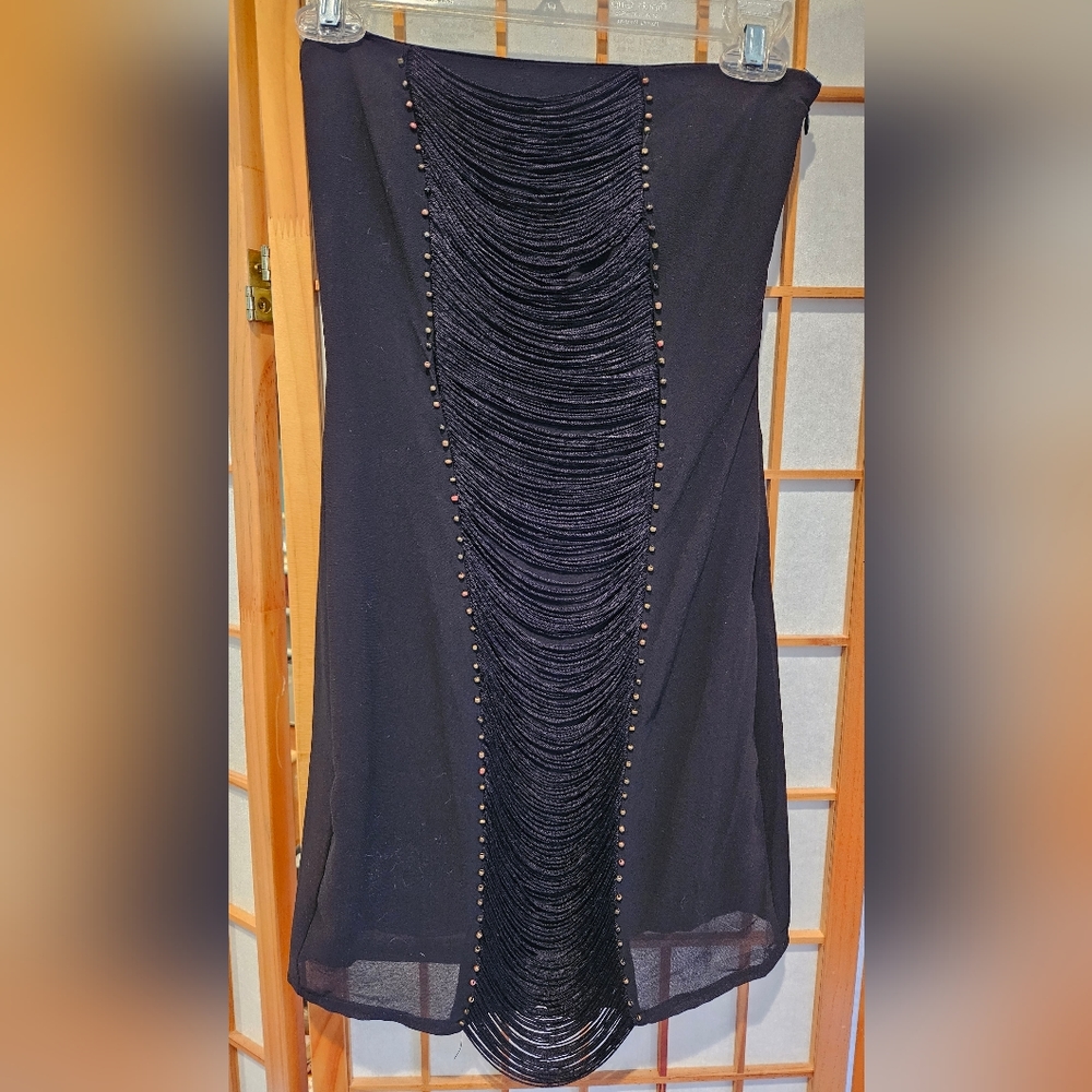 Black Mini Dress 20s Style